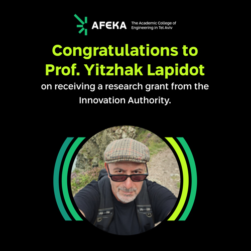 Congratulations to Prof. Yitzhak Lapidot from the School of Electrical Engineering for receiving a research grant from the Innovation Authority.