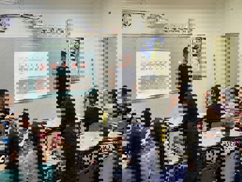 חוויה בהנדסה ילדים בכיתה